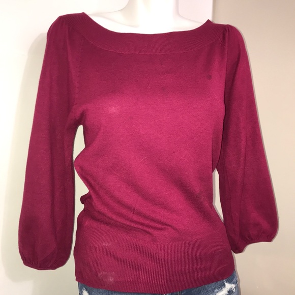 Atmosphere Plumberry MixBlend Full Sleeved Sweater - Picture 7 of 14